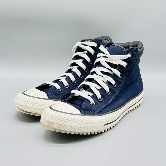 Converse Shoes Womens 8 Blue Canvas Chuck Taylor All Star High Top Sneakers - Picture 4 of 10